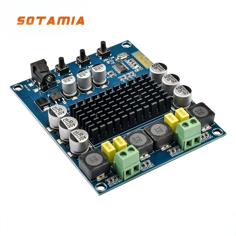 Sotamia tpa3116d2 placa amplificadora bluetooth 120wx2 estéreo 2.0 canais amplificadores de potência digital amplificador de alto-falante de som doméstico