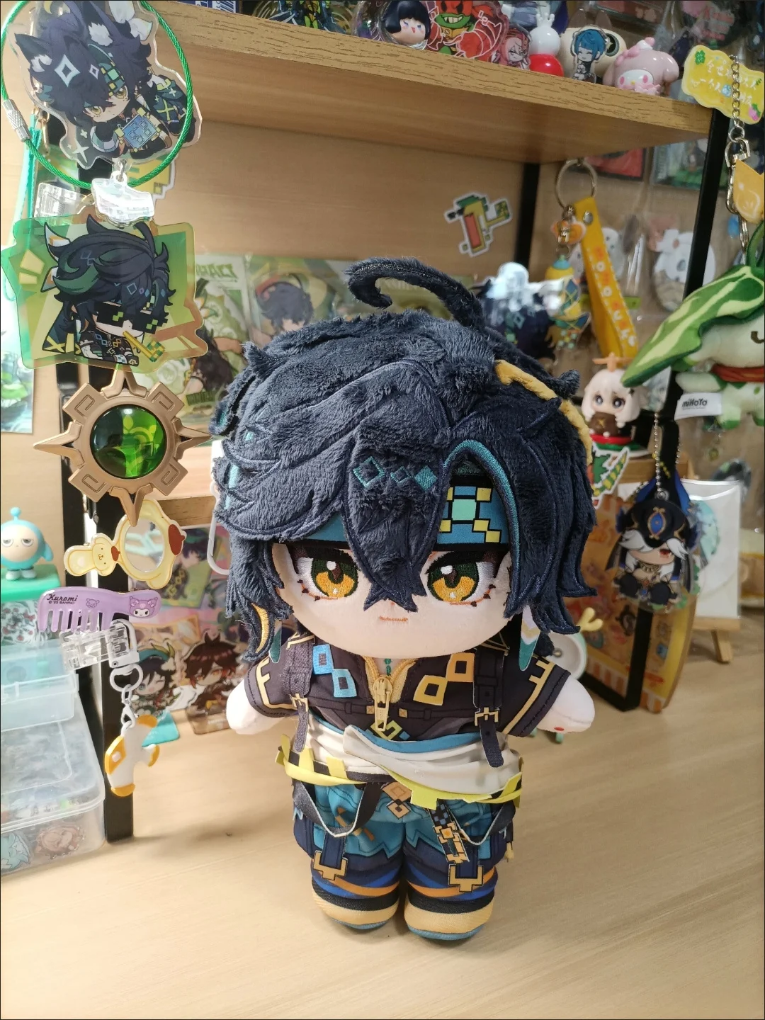 Stuffed 22cm Genshin Impact Kinich Plush Doll Neuvillette Raiden Shogun Wriothesley Pillows Cartoon Props for Birthday Gift