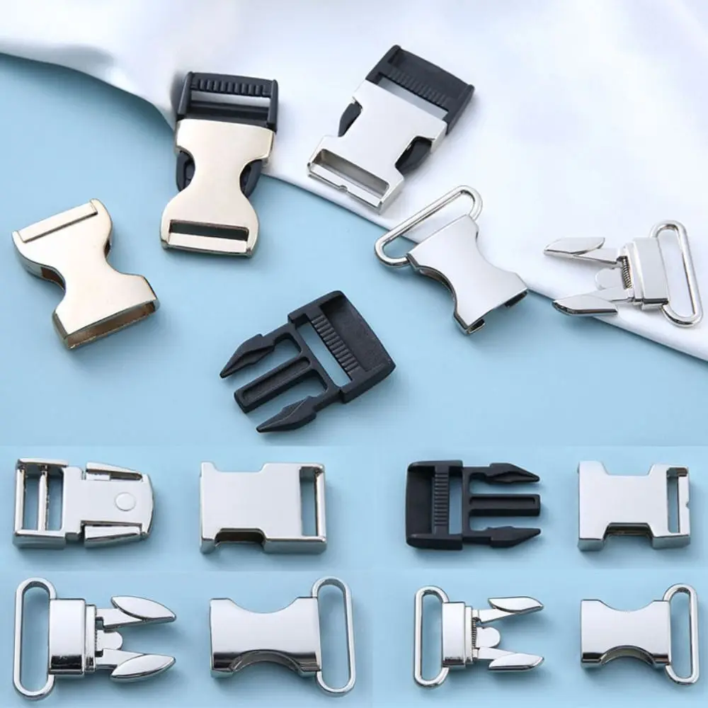 High Quality Zinc Alloy Release Buckles Hardware 13mm/15mm/19mm/20mm/25mm Bag Lock Paracord Bracelet Buckles Outdoor Tool Parts