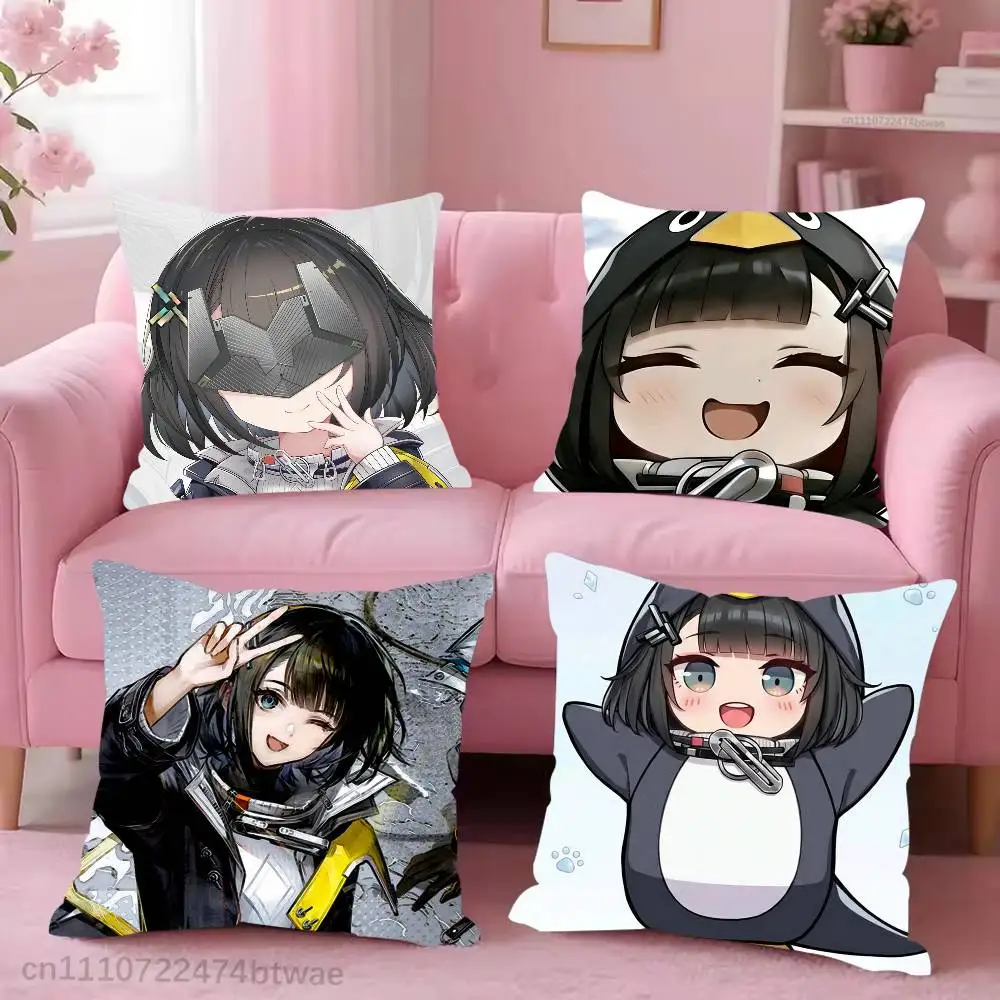 AKE Endfield Endministrator Female Pillow Case For Sofa Bedroom Living Room Plush Cushion Cover Decorations and Protector