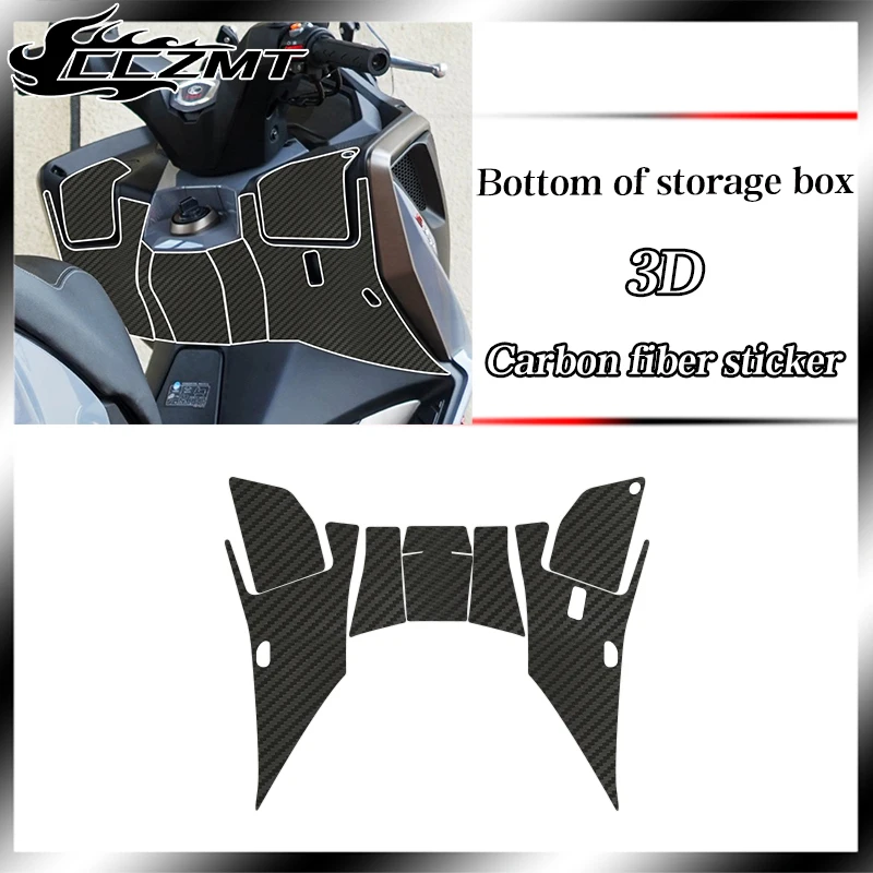 For KYMCO DTX360 XCITING S350 2023 3D carbon fiber protective coating transparent coating anti scratch modificatio