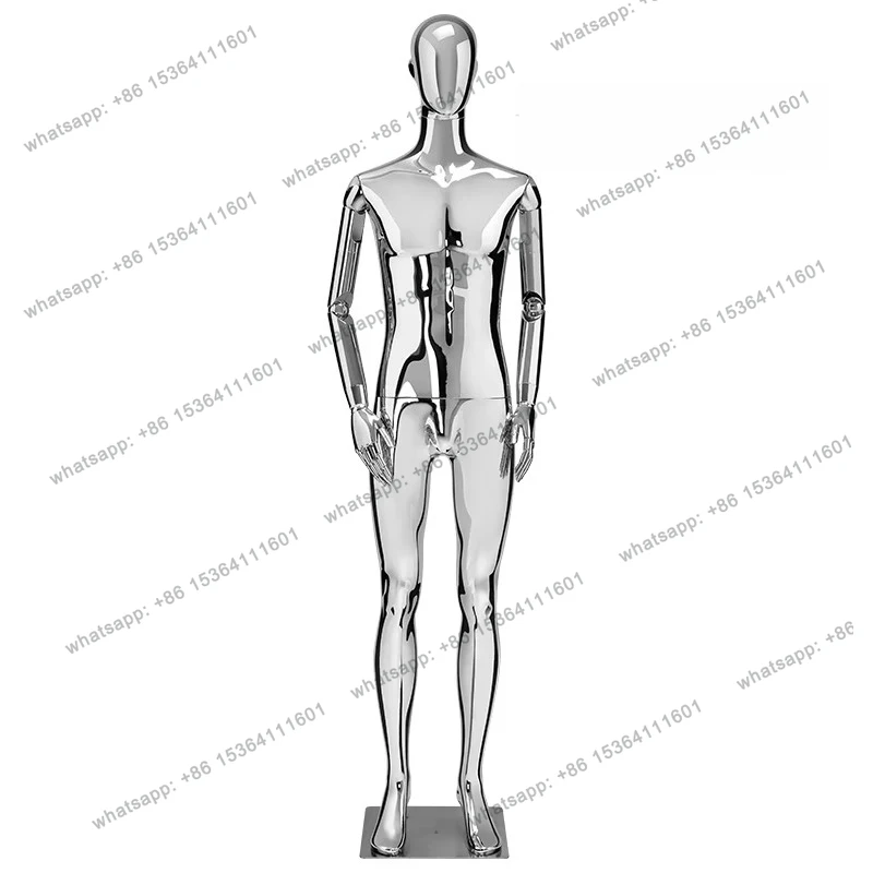 

electroplating model half-body display rack full-body platform props window Men's clothing store high-end