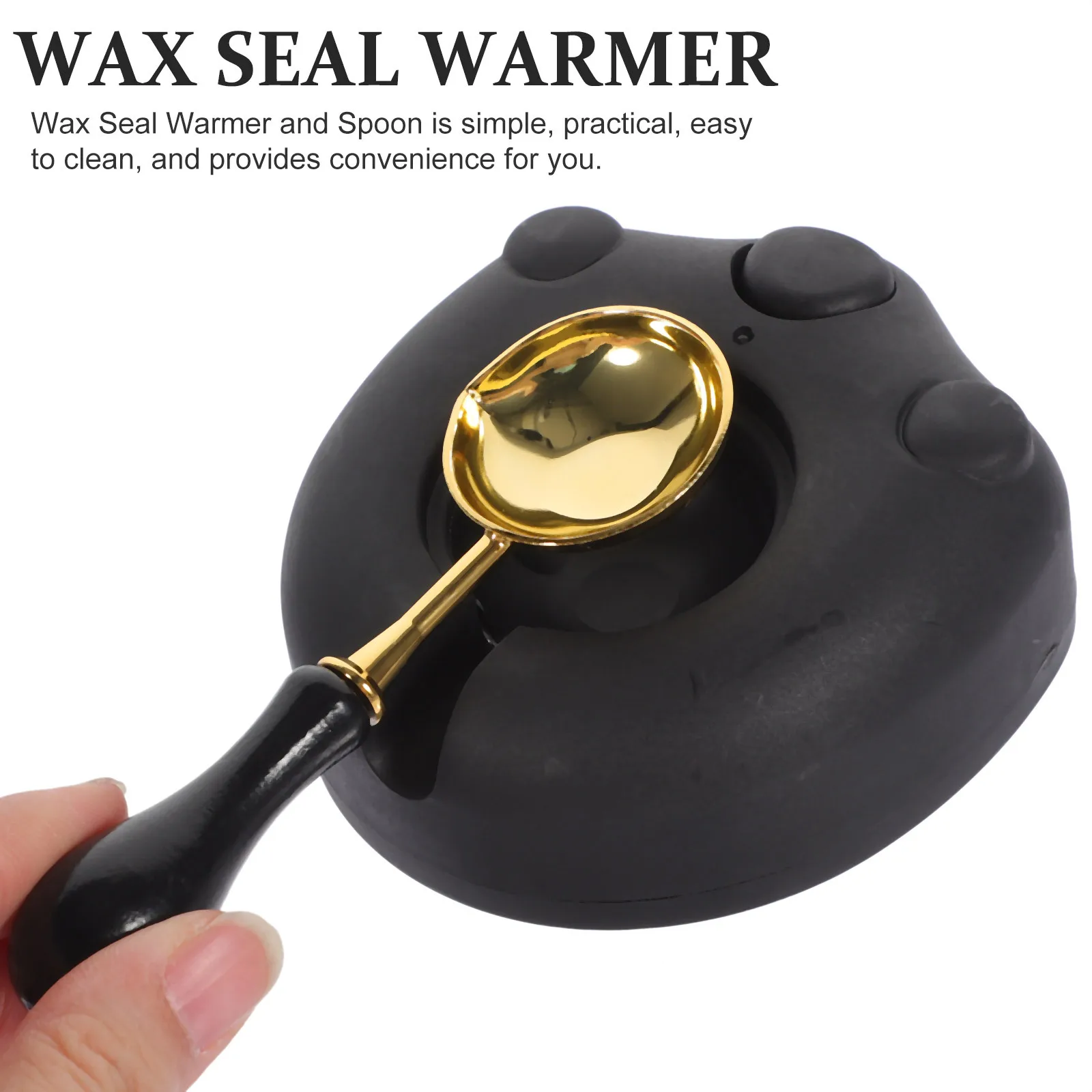 

1 Set Cat Claw Seal Warmer Kit Portable Reusable Wax Melting Stove For Diy Crafts Sealing Stamp Furnace Wax Seal Spoon Tool