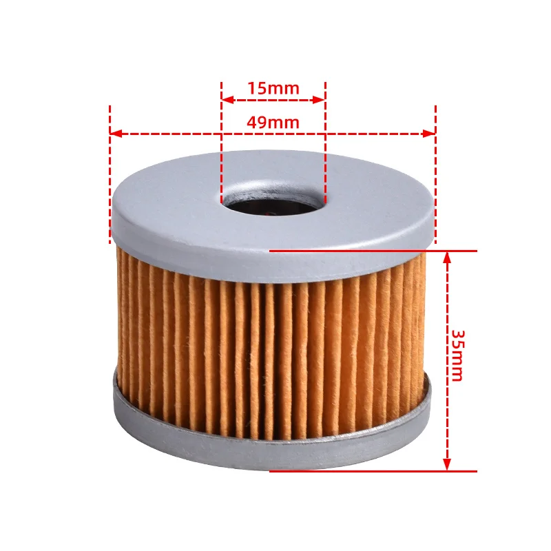 ASDL Non-deforming Corrosion-resistant Motorcycle Oil Filter for Benelli 125 BN TNT Euro 4/5 BN125 TNT125 2017-2024