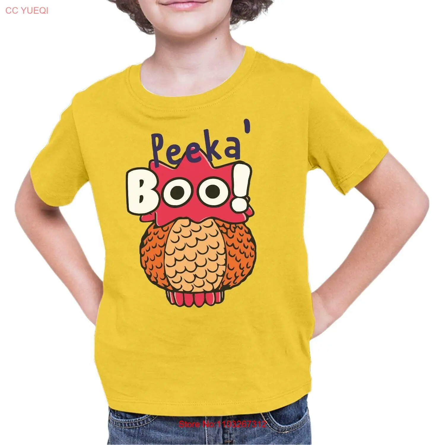 Футболка Peek-a-Boo, футболка с рисунком книги на день, детский подарок для ТВ-шоу