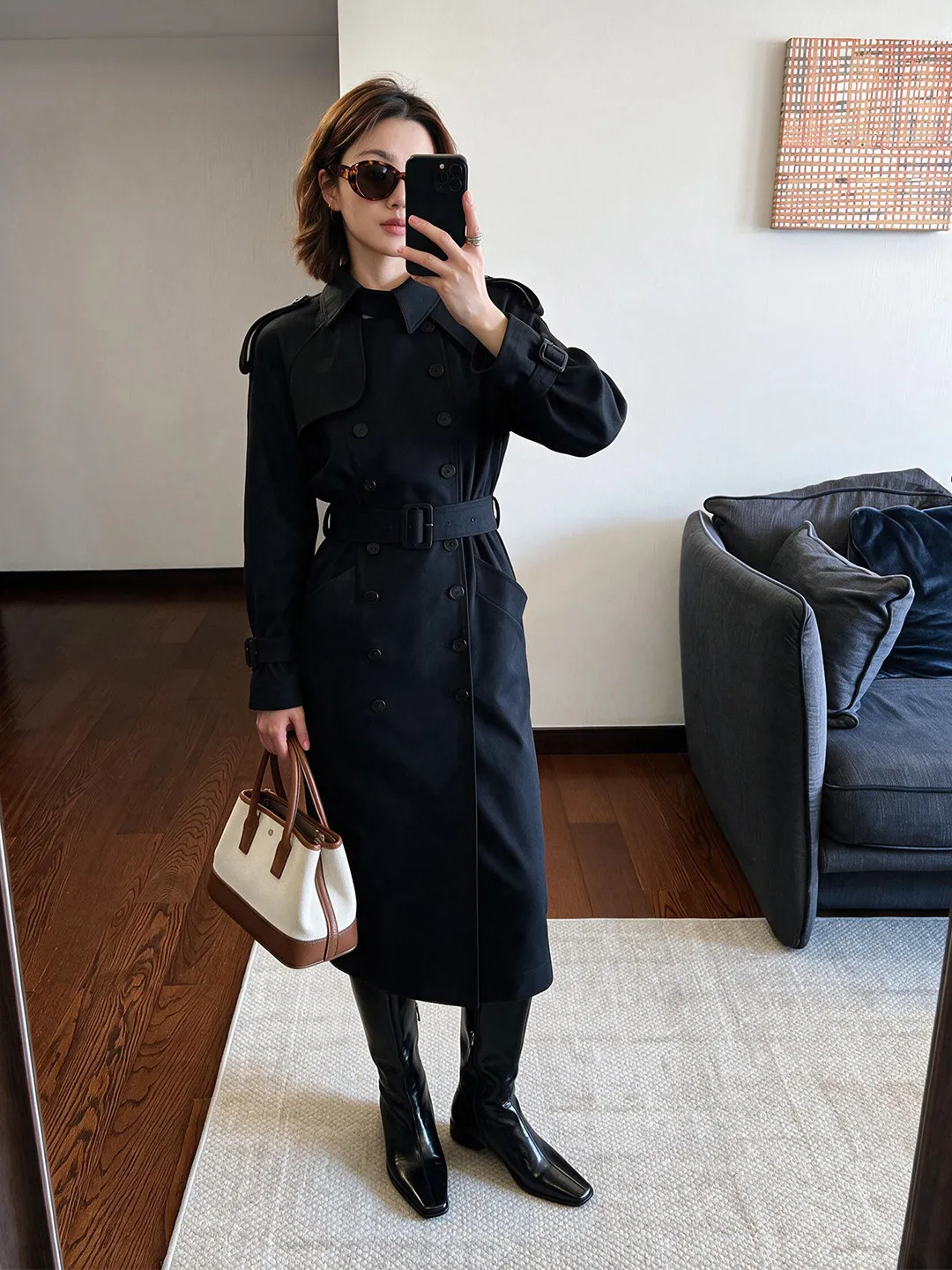 Fashionable Commute Set Women's Slim Fit Short Coat Dress Two Piece Suit Autumn Style Korean Casual Wear to Work Outfit