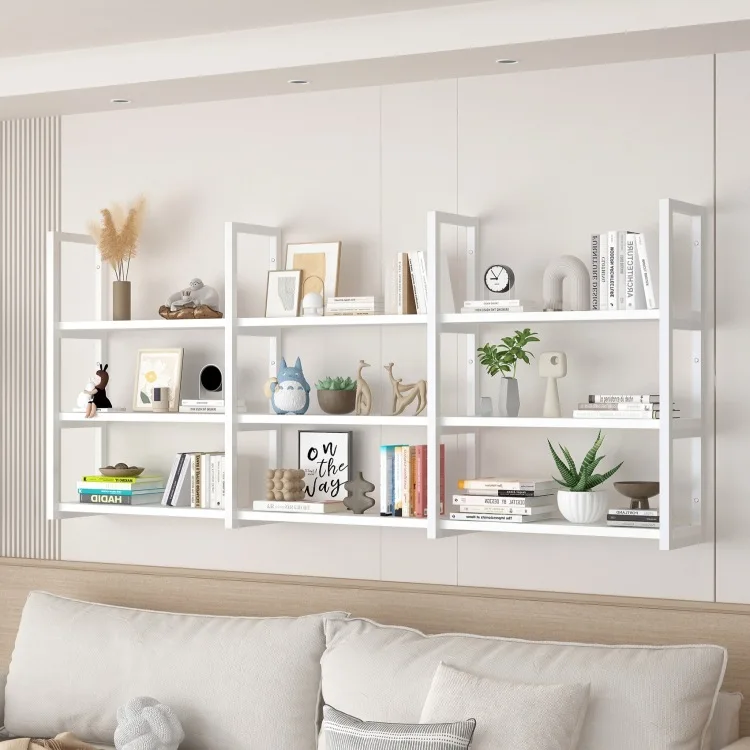 Wrought iron wall shelves, cosmetics, nail art storage display racks, wall hanging multi-layer hanging shelves