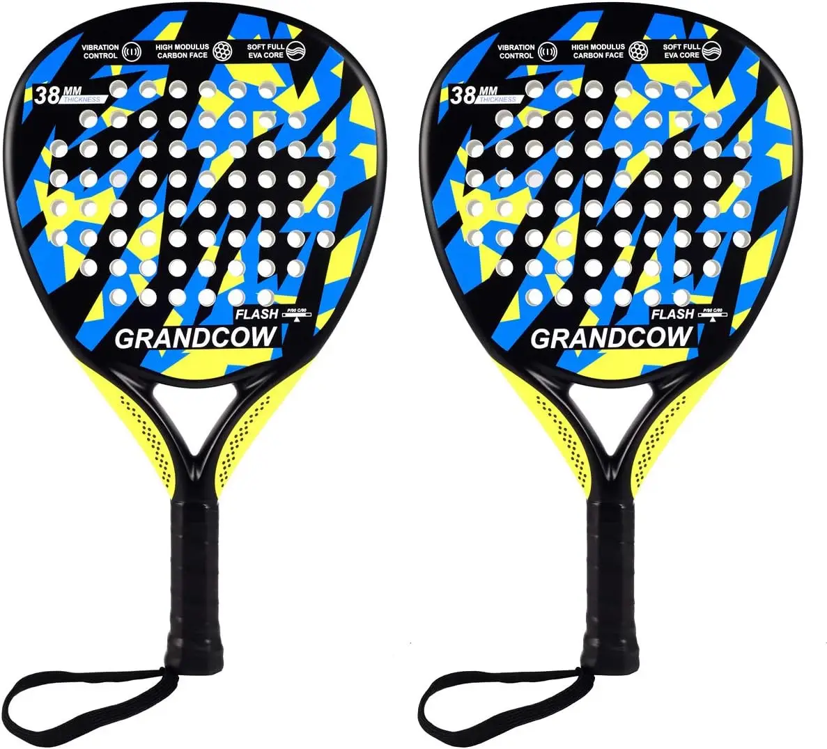 

Tennis Paddle Racket Padel Carbon Fiber Surface with EVA Memory Flex Foam Core Diamond Shape POP Paddle Rackets