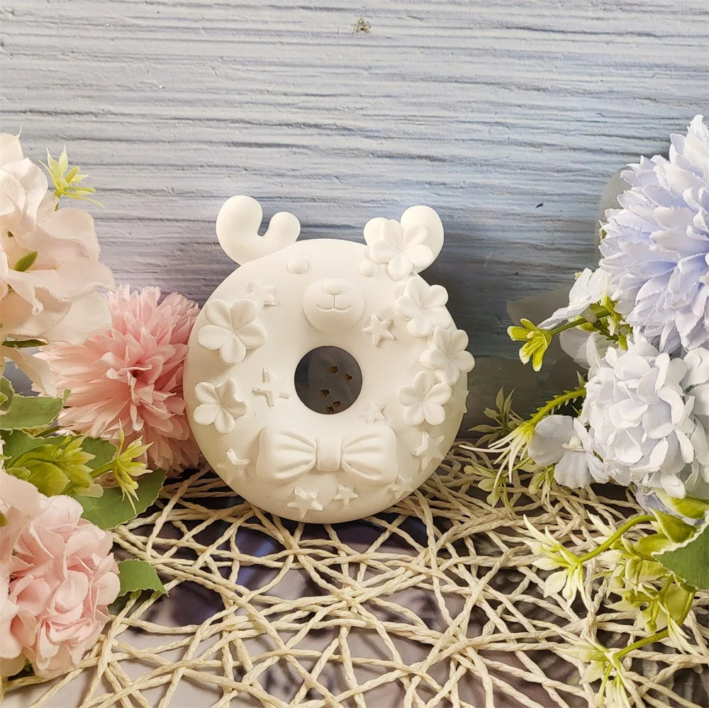 Butterfly Flowers Doughnuts Gypsum Pendants Silicone Molds DIY Candle Making Molds,DIY Aromatherapy Home Gypsum Ornaments