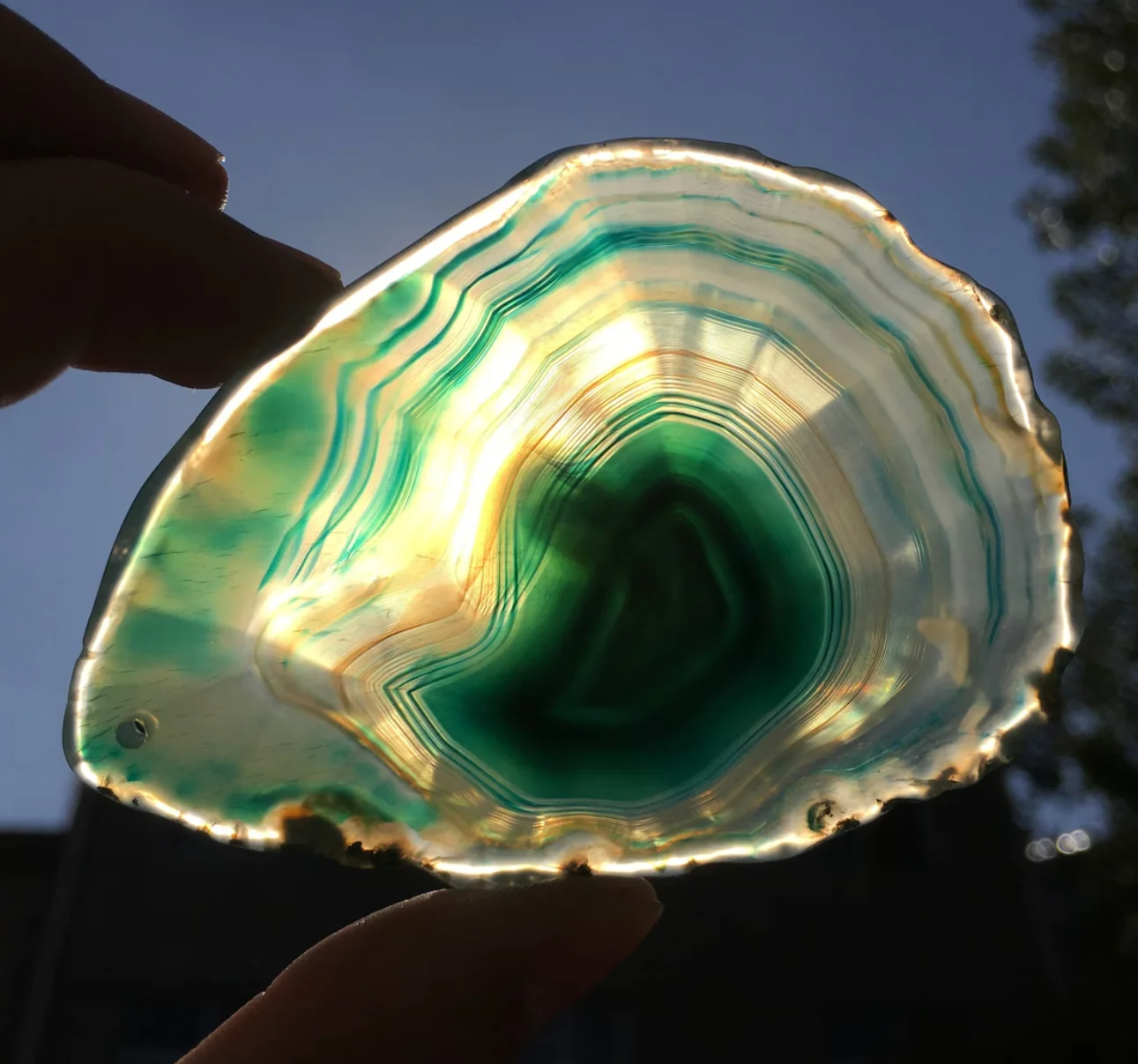 Crystal AGATE SLAB Geode Crystal Mineral Coaster Electroplated Edging Geode Agate Slice