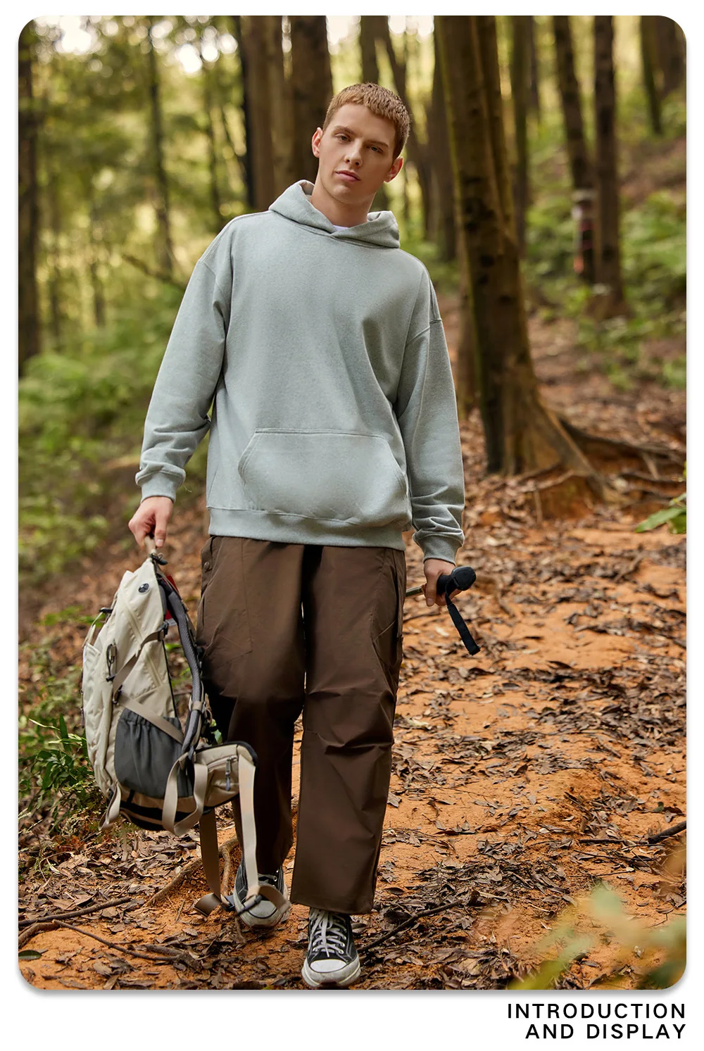 IEFB New Autumn Men's Sweatshirts Hooded Solid Color Lager Pocket Casual Thick Menswear Loose Pullover Male Hoodies 9W424