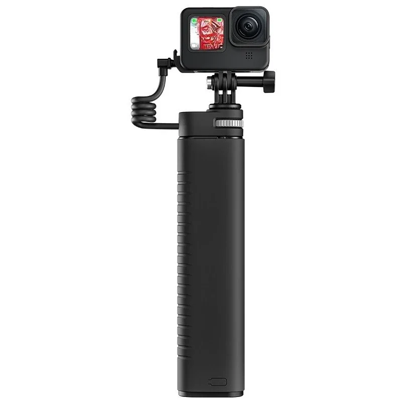 Suitable for DJI GoPro13 charging selfie stick, mobile phone power bank, micro-single extension rod accessories
