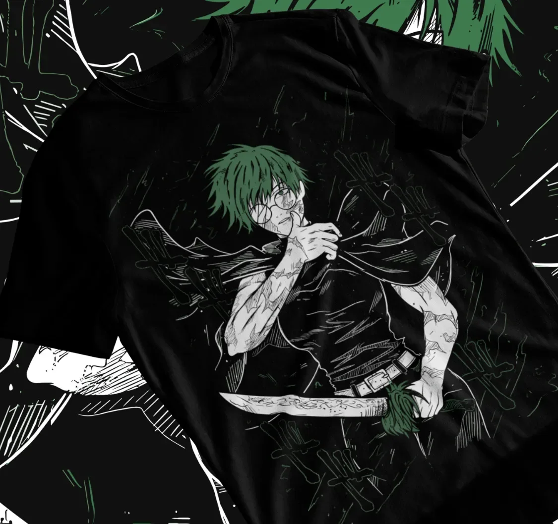 

Maki Zenin T-shirt Jujutsu Kaisen Horror Anime Manga Kawaii Gift Shirt Soft Tee
