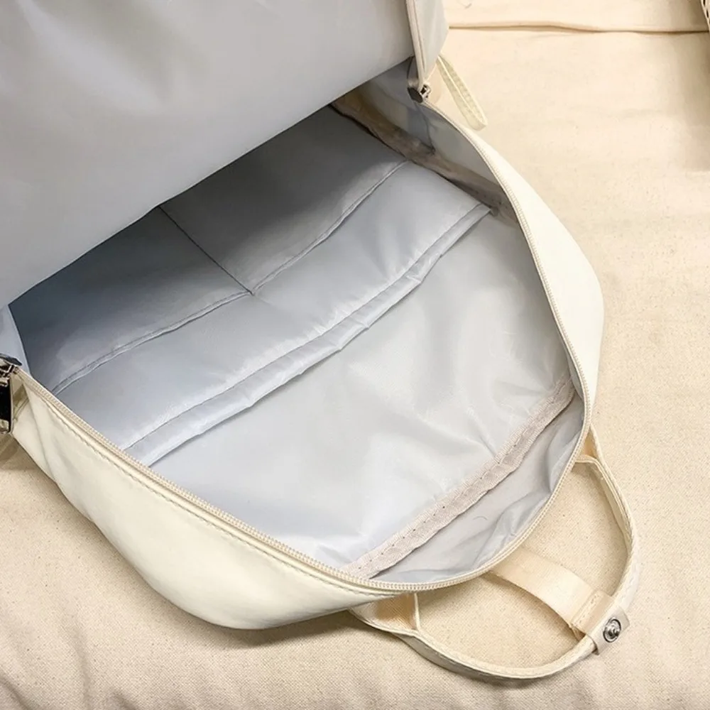 New Large Capacity Children's School Backpack Waterproof Lightweight School Bags Solid Color Bowknot Tutoring Bag Students