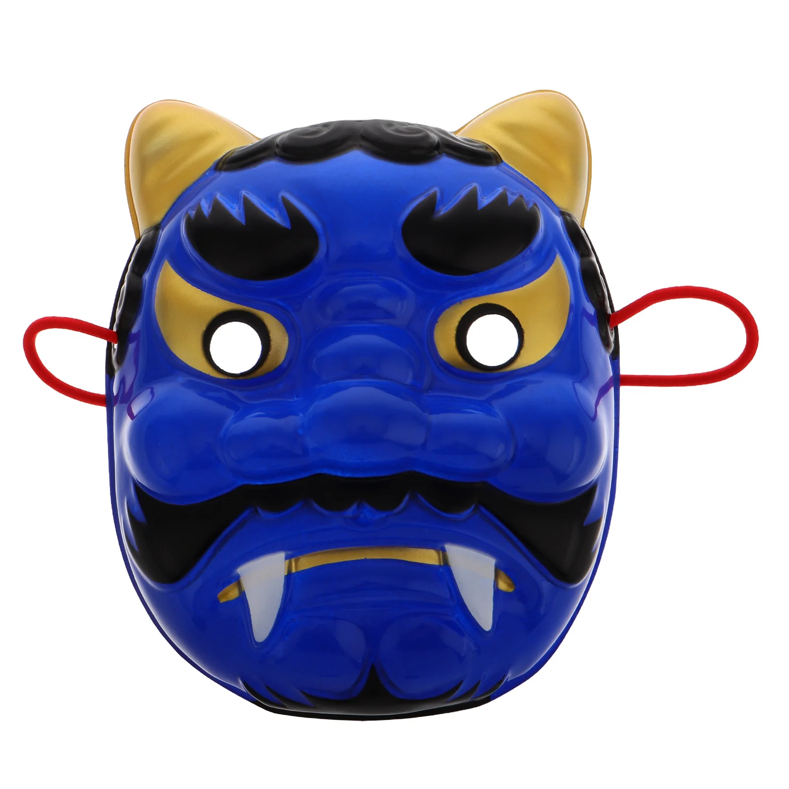

Japanese Blue Demon Mask Lightweight Comfortable for Cosplay Stage Performance Festival Party Props Plastic Face Cover