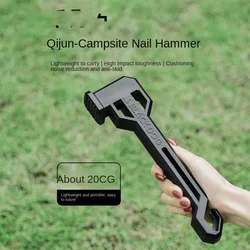 Camping Hammer Outdoor Tent Ground Nail Hammer Plastic Ground Nail Hammer Hammer Pile Puller Anti-slip Sturdy Tool Hammer Light