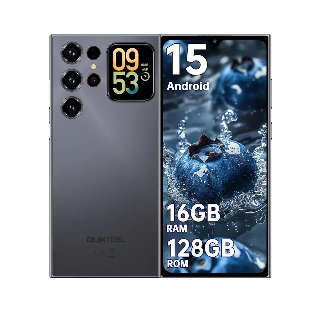 OUKITEL C62 Android 15 Smartphone 16GB +128GB Mobile Phone 6.88