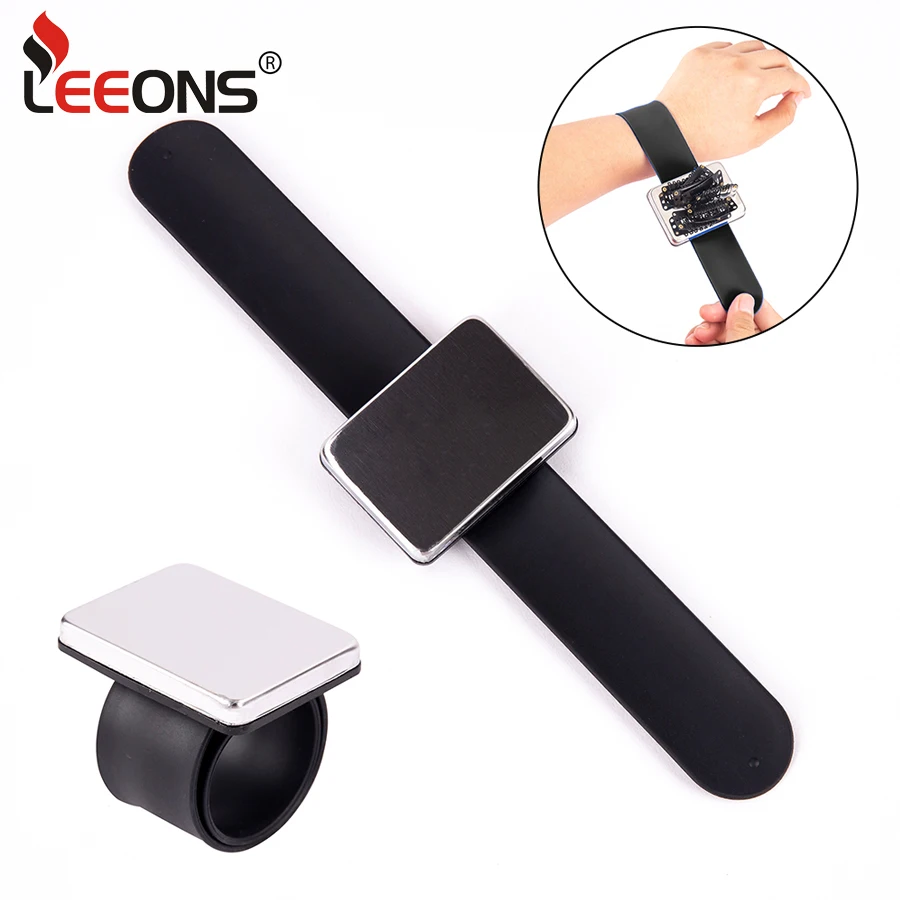 Magnetic Pin Holder Magnetic Wristband For Hair Stylist Wrist Sewing Pincushion Hair Clips Collector Bobby Pin Magnet Holder