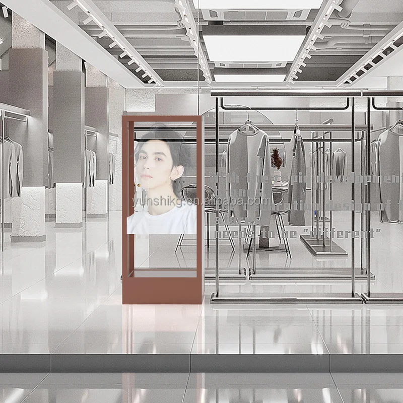 Transparent OLED Display Panel & Box Advertising Machine Display with Animation Function