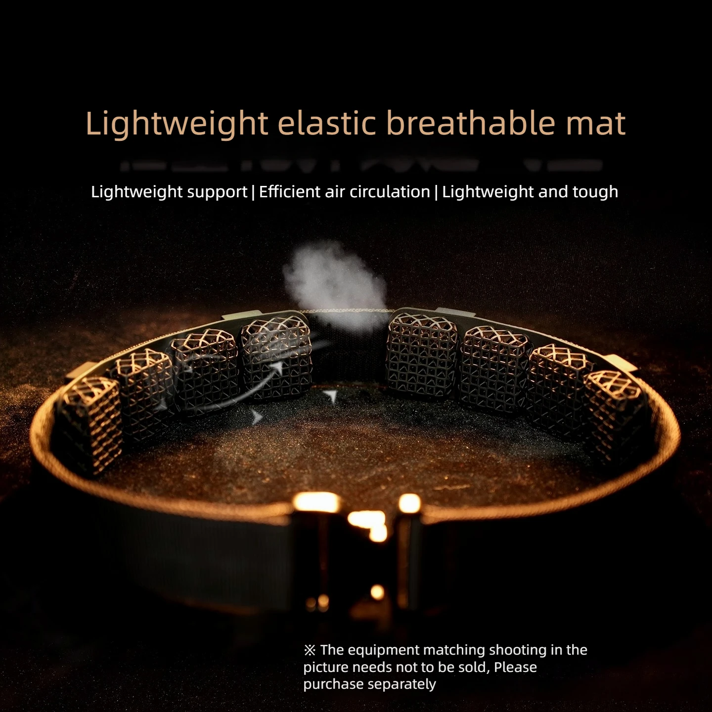 

Легкая тактическая поясная накладка, 3D сотовая дышащая, амортизирующая, высокоэластичная накладка на плечо для жилета, накладка для рюкзака