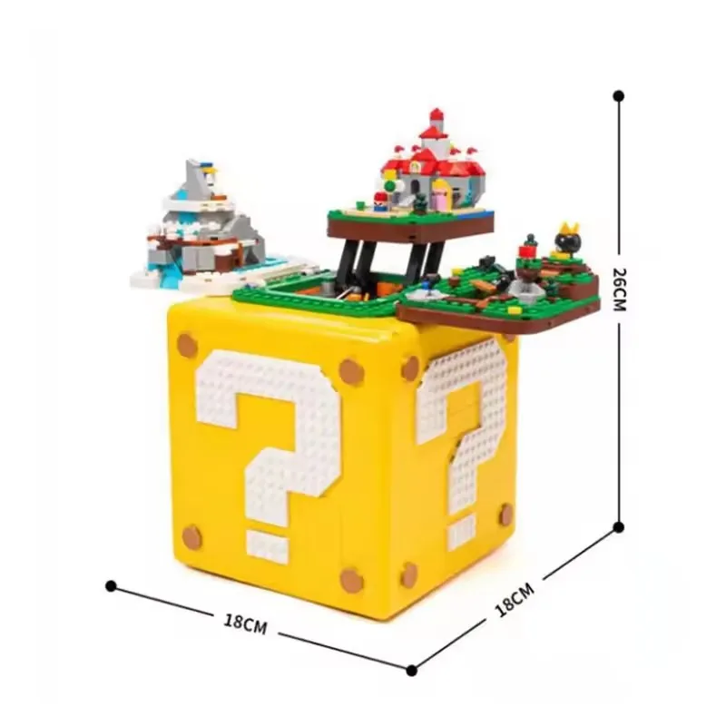 

New MOC box model building block display piece for boys and girls as a holiday gift
