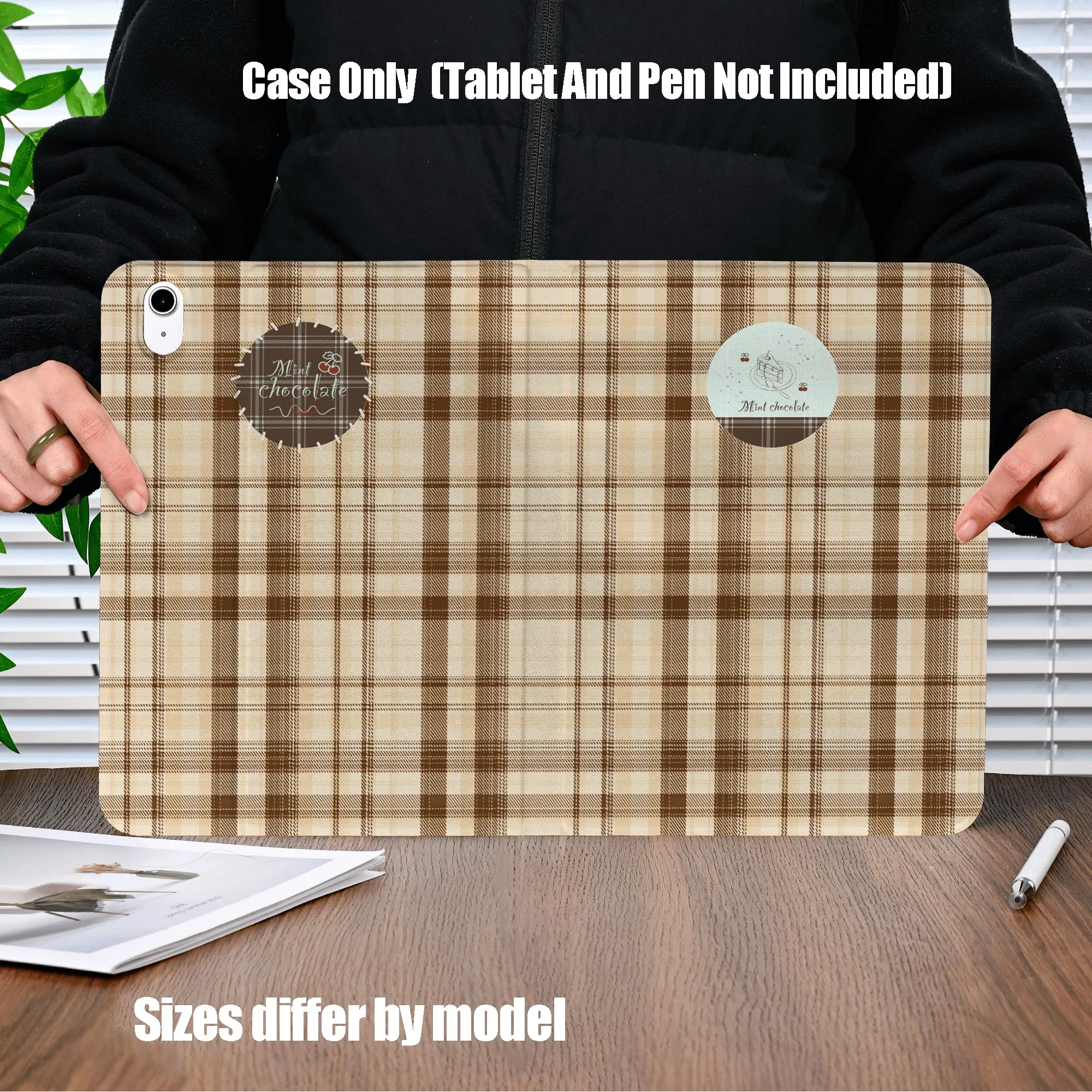 

High-quality tablet computer case - suitable for iPad/iPad Pro/iPad Air/iPad Mini series cases | Shockproof, with pen slot stand