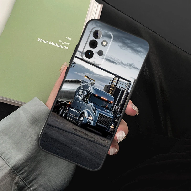 Heavy Truck Car Case For Samsung Galaxy A54 A34 A14 A12 A22 A32 A52 A72 A13 A33 A53 A50 A11 A31 A51 A71