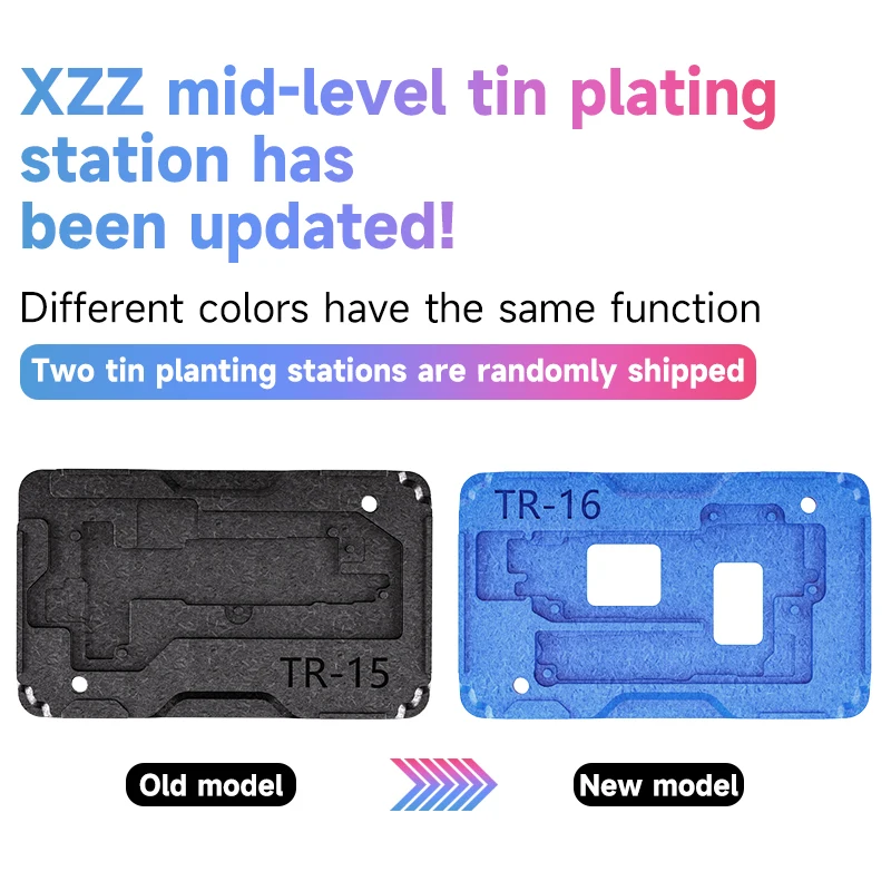 

XZZ TR BGA трафарет для реболлинга, средний слой, оловянная платформа для посадки для iPhone X-16e, набор инструментов для ремонта средней рамки материнской платы