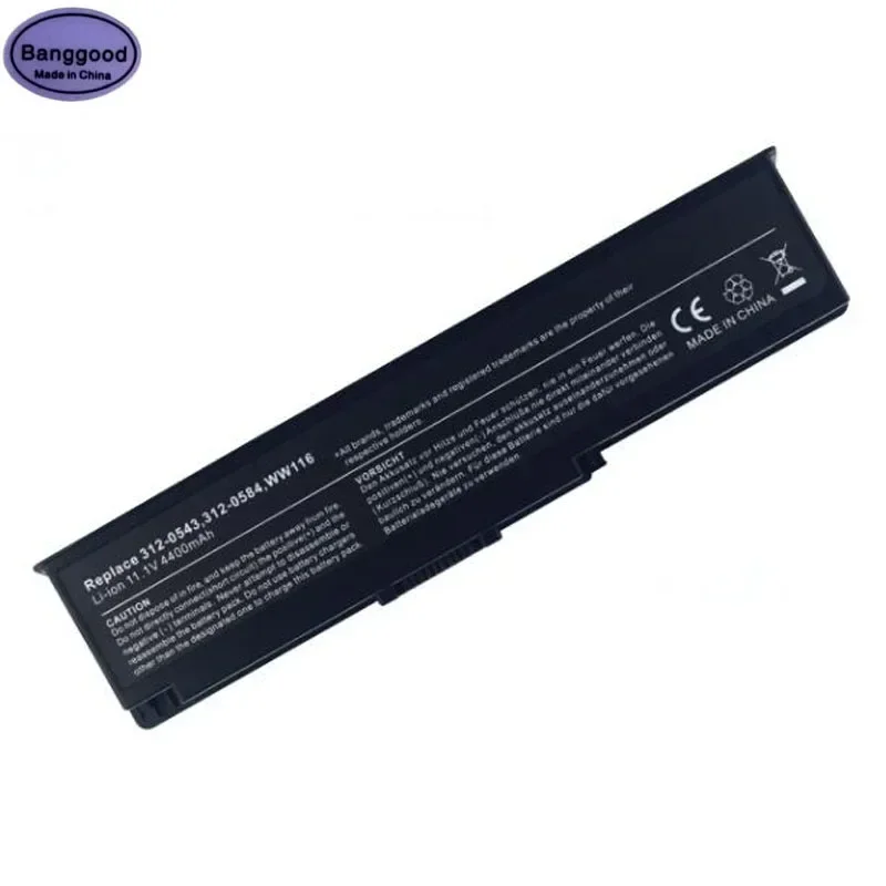 Batería de ordenador portátil de alta calidad para Dell Inspiron 1420 Vostro 1400 312-0543 312-0584 451-10516 FT080 FT092 KX117 NR433 WW116