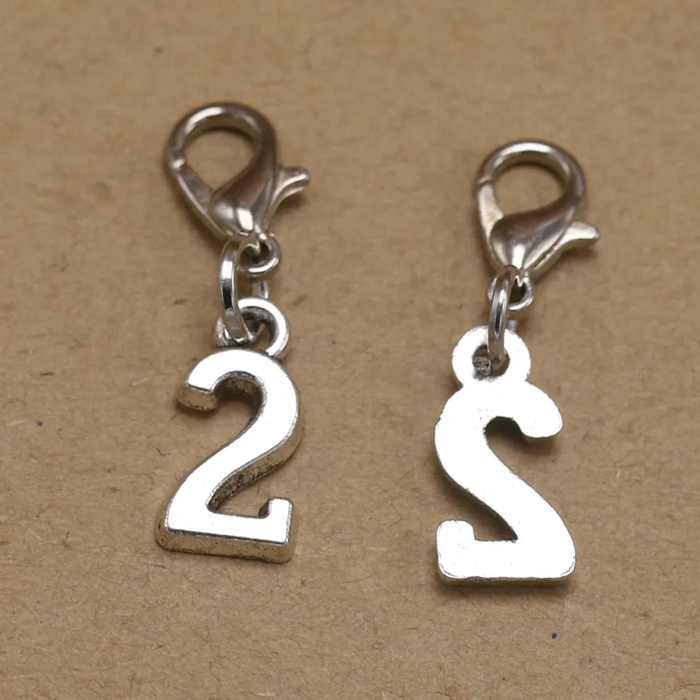 

20Pcs Lobster Clasp Earrings Alloy Pendants Simple Unique Shape DIY Charm Pendant for Necklace Bracelet Jewelry Making
