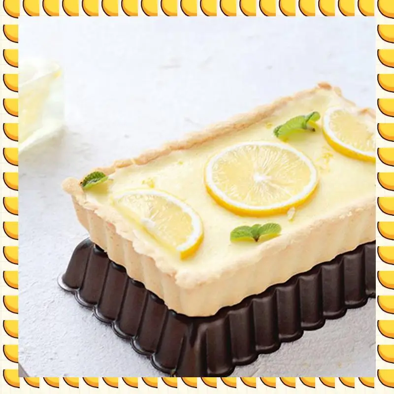 

BAAU 16 шт. антипригарные формы для пирогов Quiche, прямоугольные со съемным дном, вареная банка для пирогов для фруктового пирога, торта, печенья, выпечки