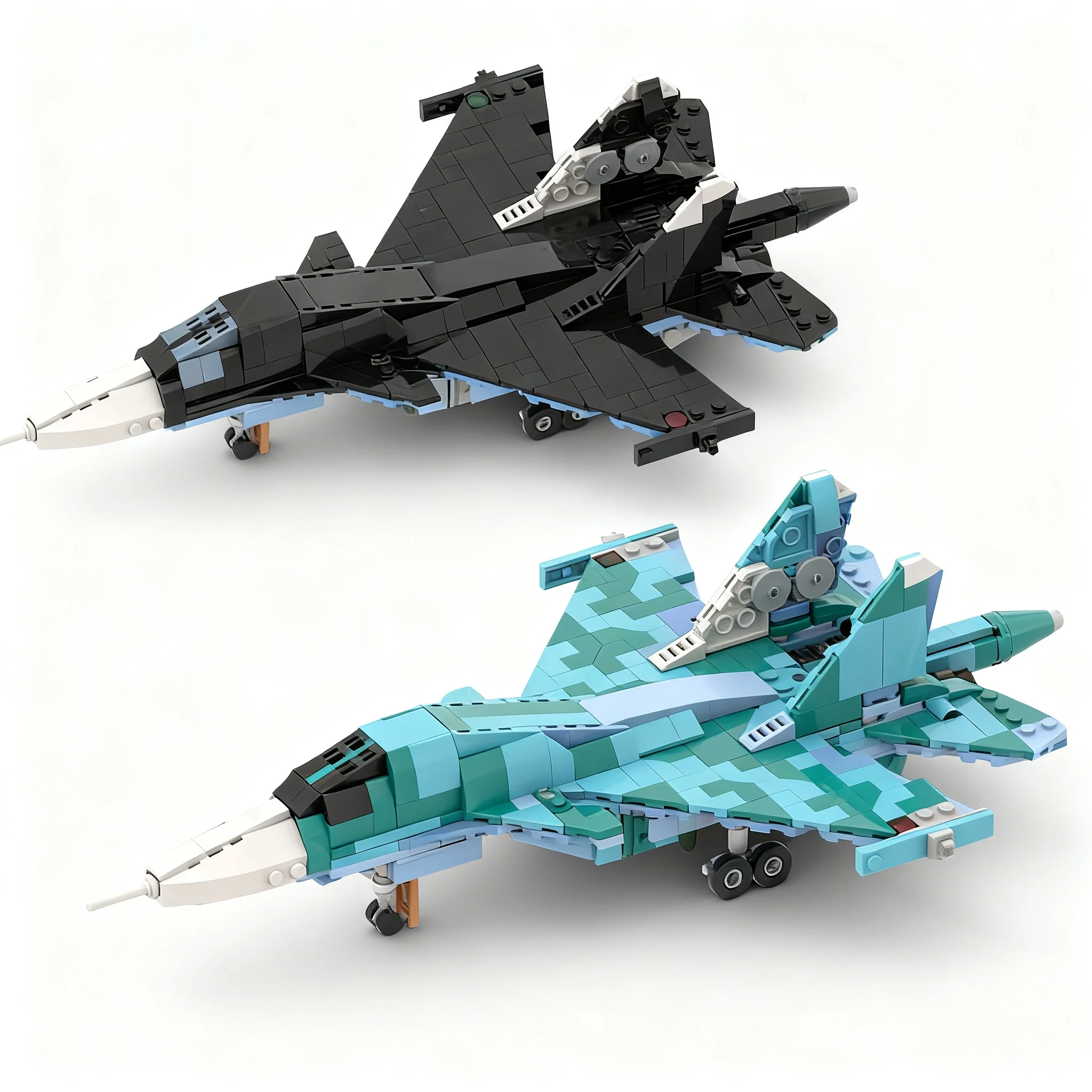 548pcs MOC Sukhoi SU-34 - 1 70 Scale Creator Creator Expert Model Building Blocks Toys Architecture Christmas Gifts Education