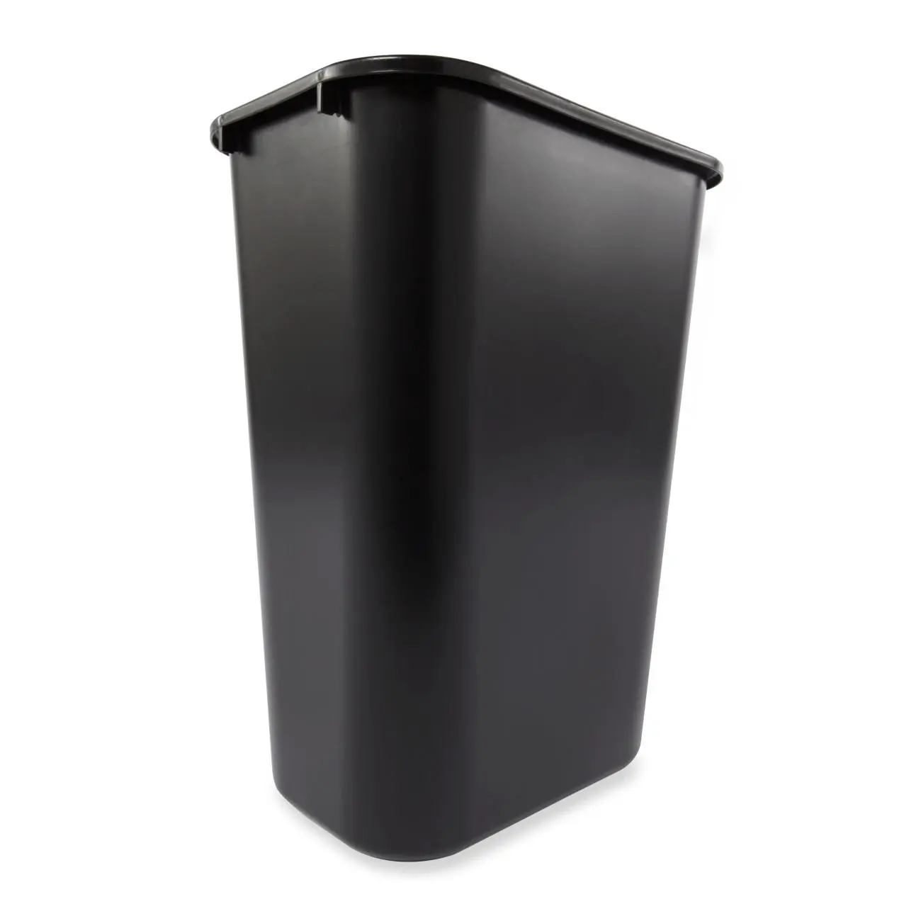 41QT/10.25 GAL Wastebasket Trash Container, for Home/Office/Under Desk, Black (FG295700BLA)