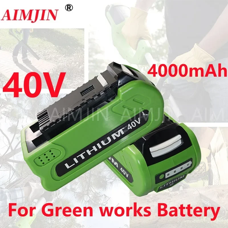 

Suitable For Greenworks 40V 4Ah For GreenWorks G-MAX Li-ion Battery Manufacturer Replacement Battery for Lawn Mower Power Tools