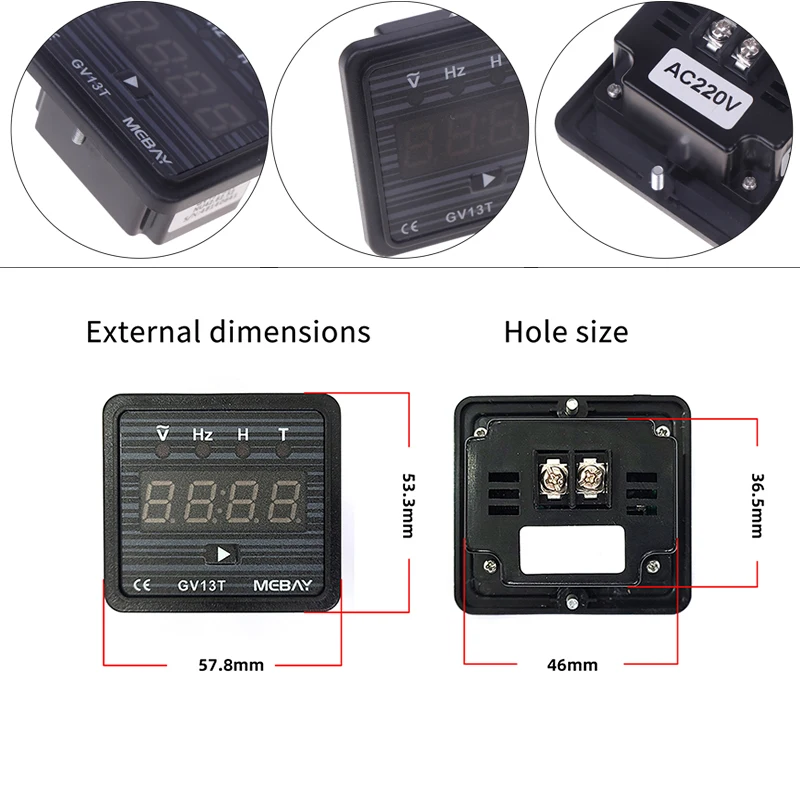 

GV13T Дизельный генератор с цифровым дисплеем, вольтметр, частота, часовая тестовая панель, измеритель переменного тока 220 В переменного тока 380 В