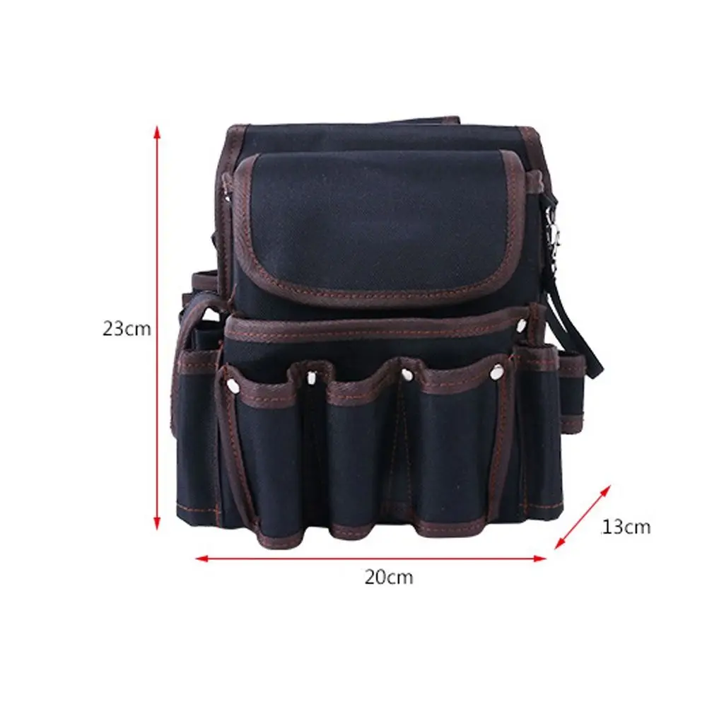 Multi-function Tool Storage Bags Multiple Pockets Carpenter Waist Bag Repair Bag Oxford Cloth Toolkit Pouch