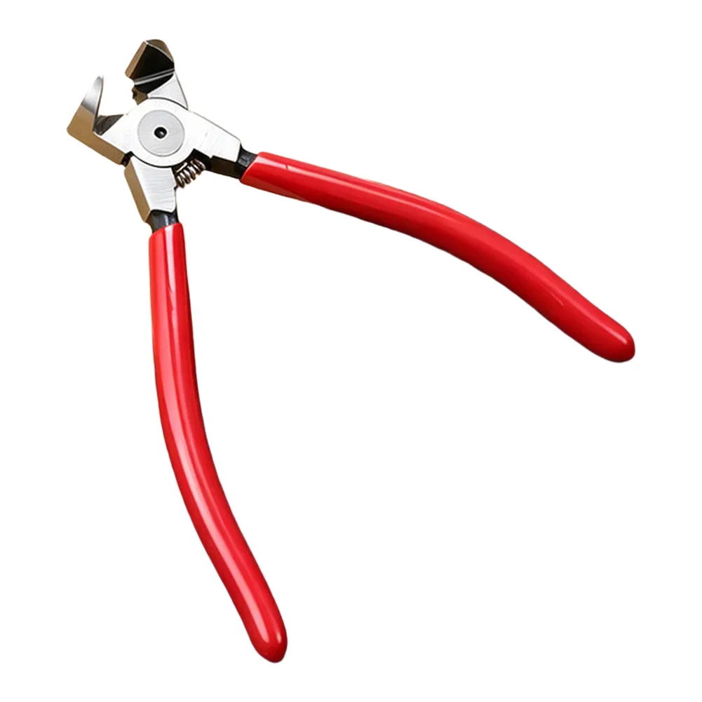 Red Flush Cutter Pliers 40deg 90deg for Plastic Wire Steel Electronic Pins Industrial Use Chromium Vanadium Steel