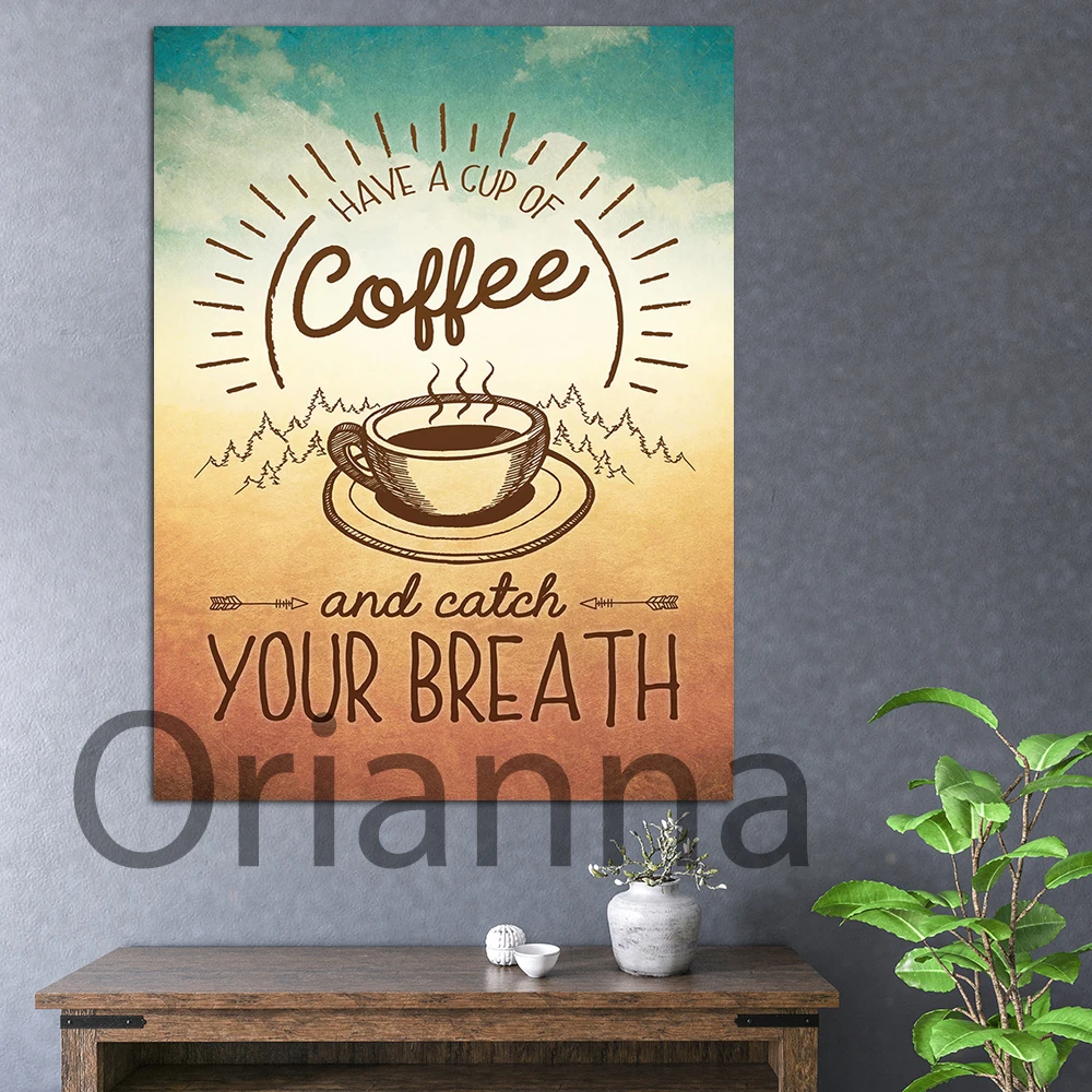 

Phish Lyrics Poster,Have a cup of coffee and catch your breath,Phish Prints, Phish Fee Lyrics, Coffee Poster Art Canvas Painting