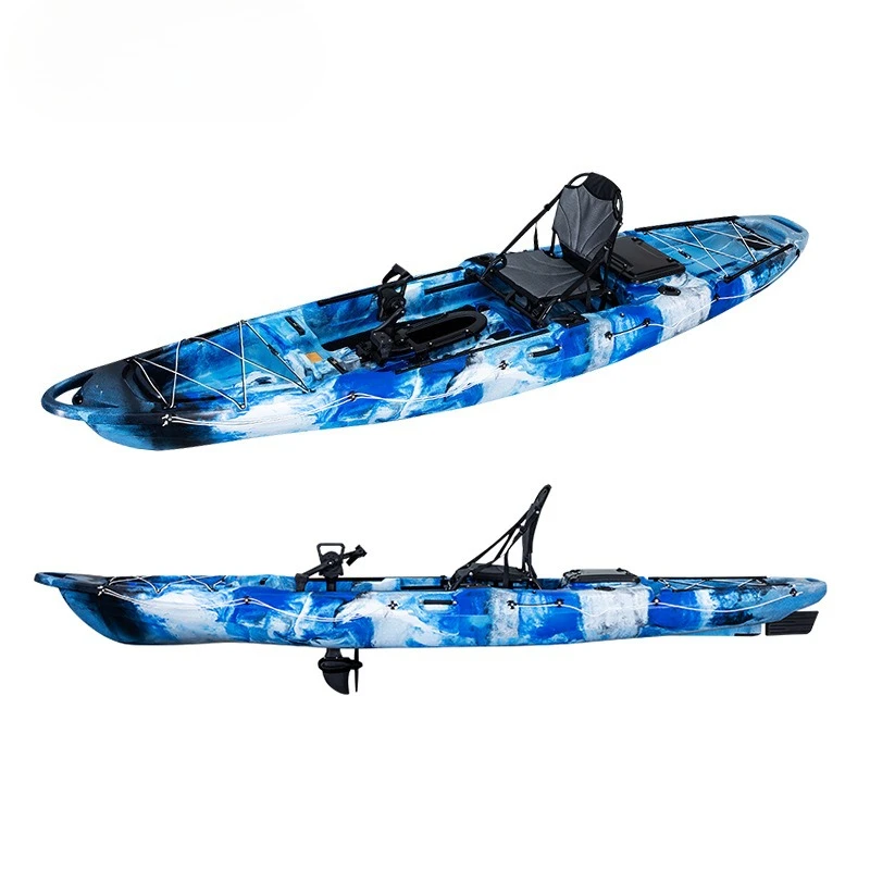 

13Ft Rotomolded Pedal Boat LLDPE Plastic Boat Fishing Boat Kayak