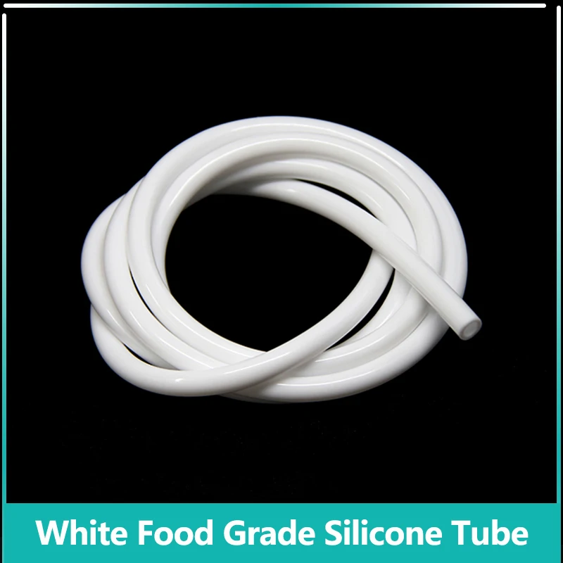 

1/3/5/10M White Food Grade Silicone Rubber Hose ID 0.5~32mm OD 1~38mm Flexible Garden Rubber Hose Aquarium Soft Tubing Pipe