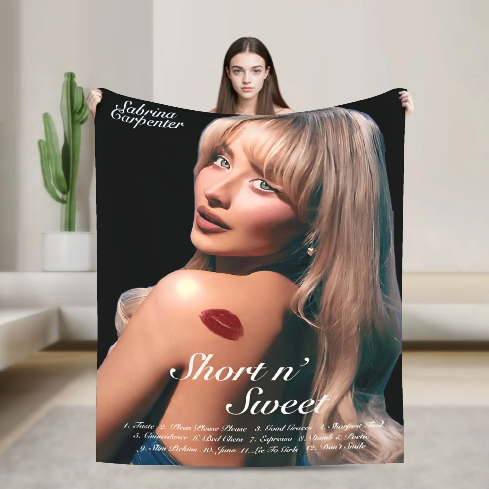 Sabrina Carpenter Espresso Vol 1 Blanket Quality Super Soft  Bedding Throws Spring Travel Office Home Decor Fluffy Bedspread
