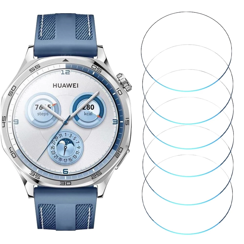 

5D Tempered Glass for HUAWEI GT2 6 46mm correa Smart Watch Screen Protector GT Runner/GT 2e/GT5 6 46mm Accesorios