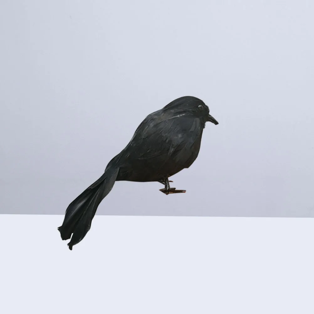 Versier gesimuleerde kraaidecoratie Halloween buitendecoraties Vogelornamenten voor de tuin