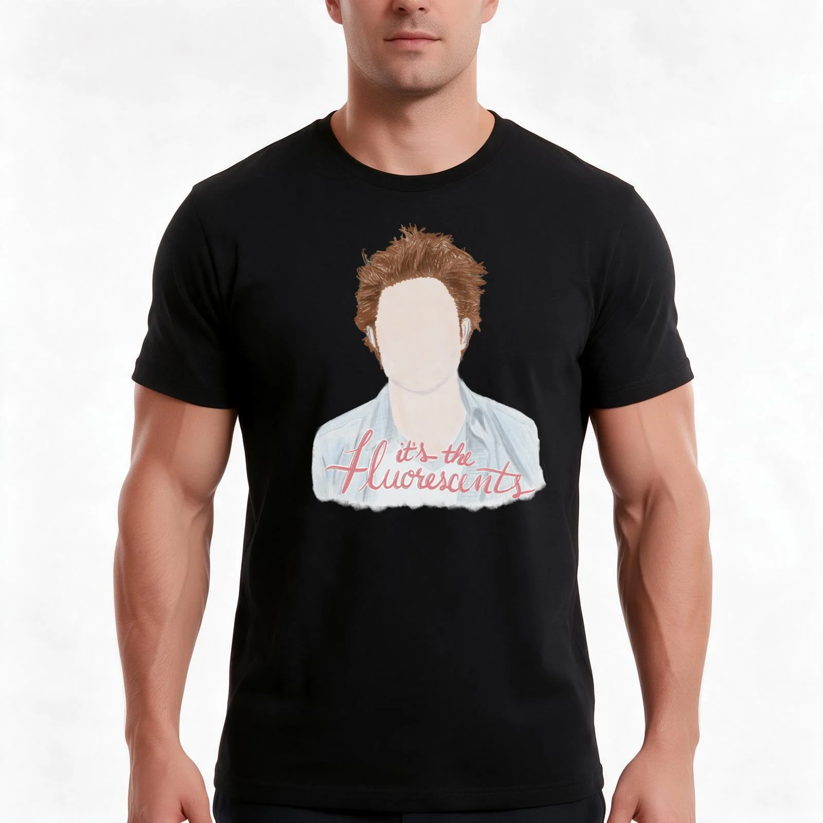 It’s the fluorescents T-Shirt, Summer Casual Cotton Tee, Oversized Streetwear Tops, Vintage Graphic Print, Unisex Men Women