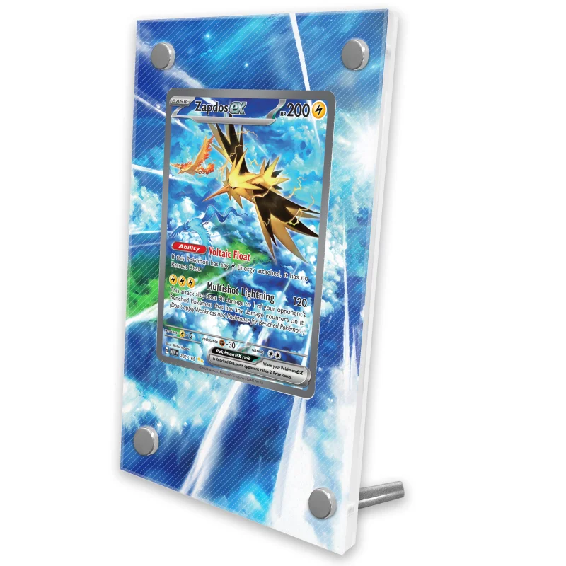 Pokemon Cards Display Ptcg Charizard Espeon Latias Reshiram Zekrom Anime Game Expand Art Gifts Acrylic Protective Display Case