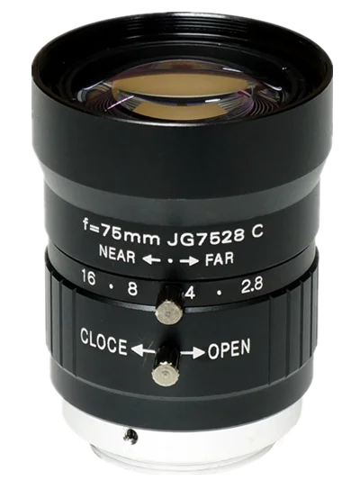 10 Million CCTV Lens with A Focal Length of 75mm Supports A 1-inch CCD Aperture of F2.8mm C for Small Sizes