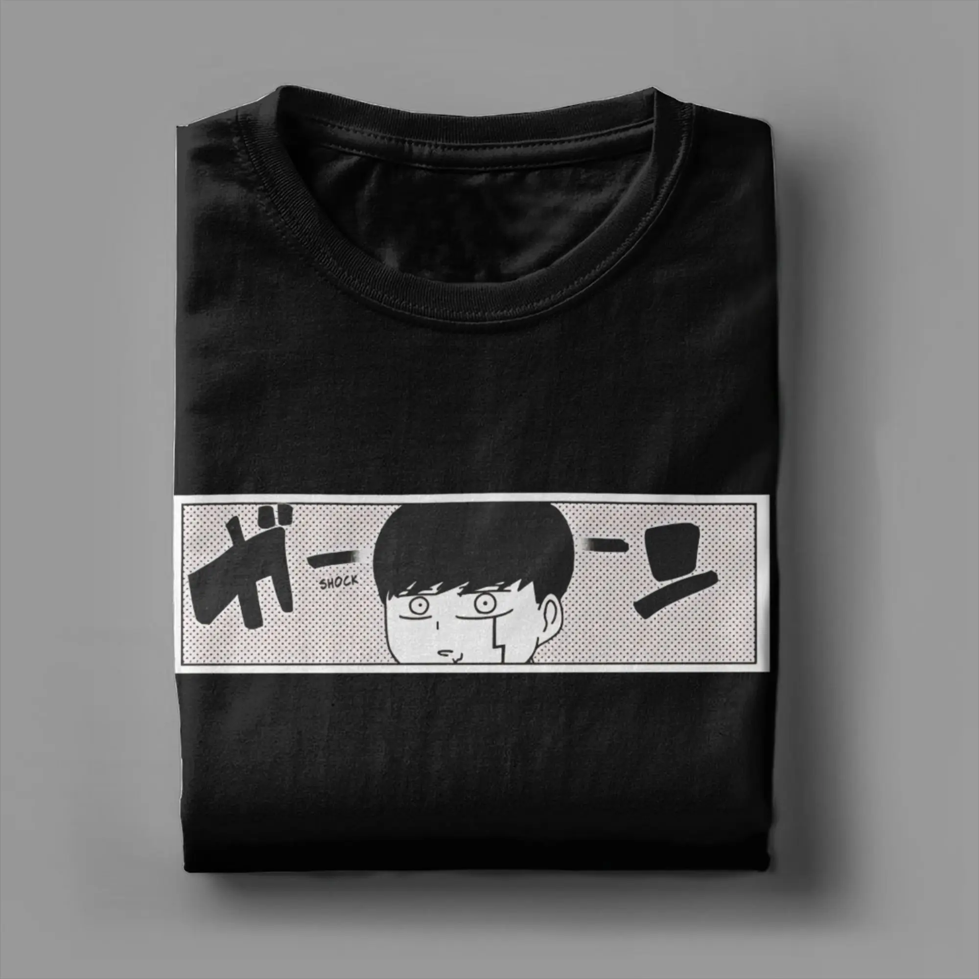 Shock Classic Mashle Funny 100% Cotton T-Shirt Tees Tops For Men view 3
