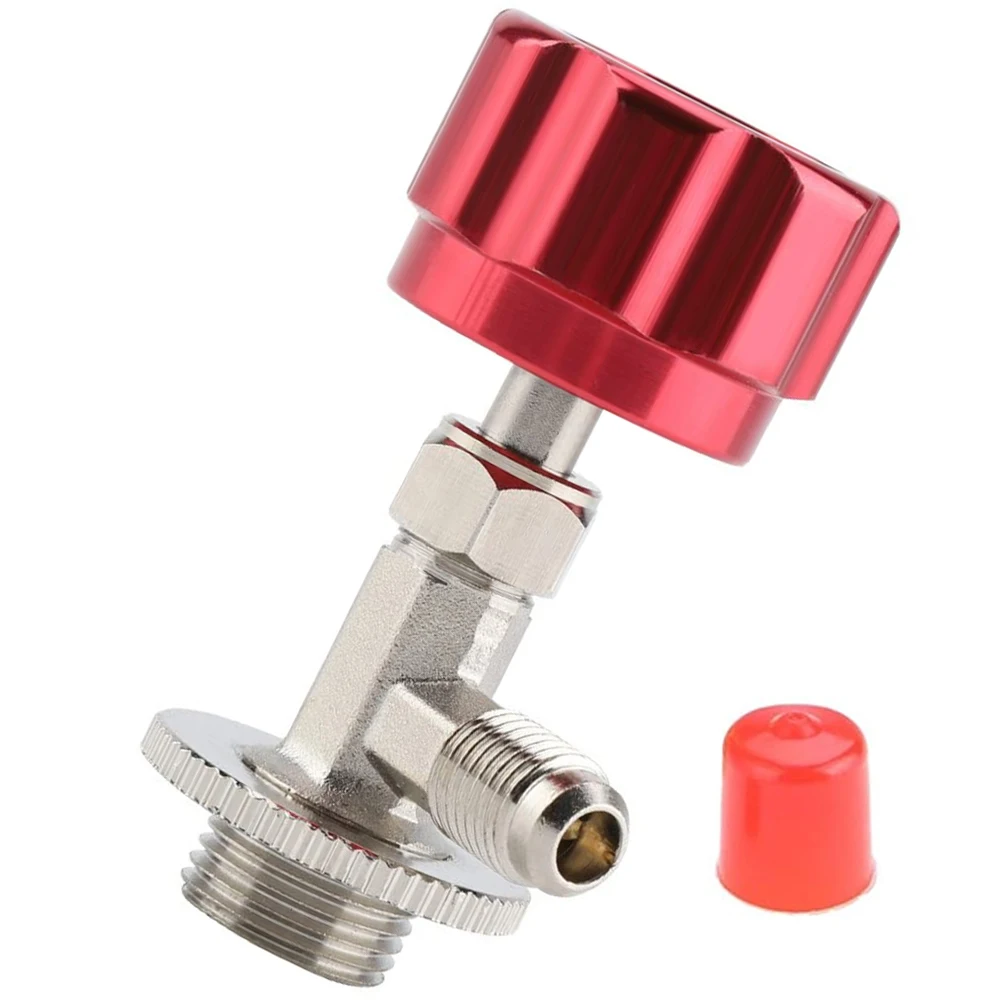 M14 1/4 SAE R134a Refrigerant Can Tap Bottle Opener Auto AC Refrigerant Dispensing Valve Tool