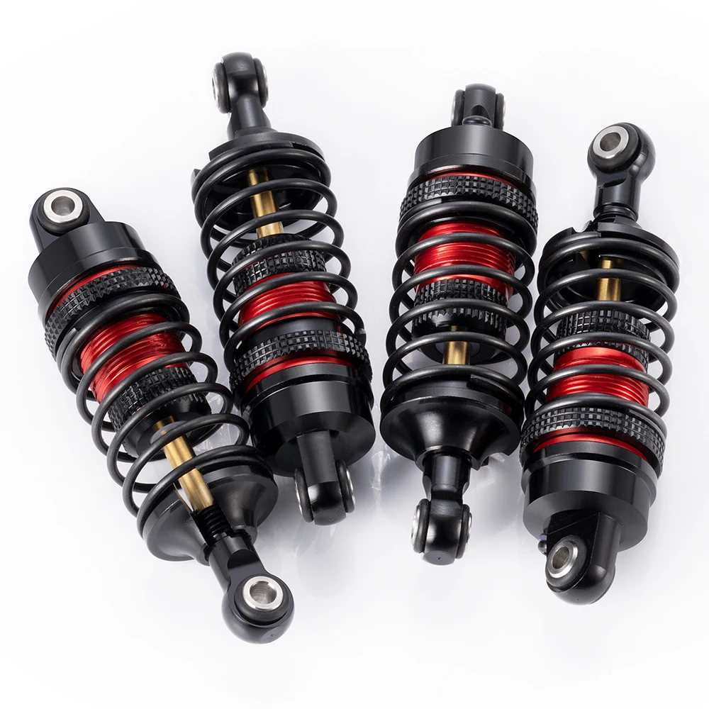 YEAHRUN 4Pcs Alu Alloy Shock Absorber Damper for Traxxas Mini Slash 4X4 Mini Rally VXL Ford RS200 1/16 RC Car Upgrade Parts