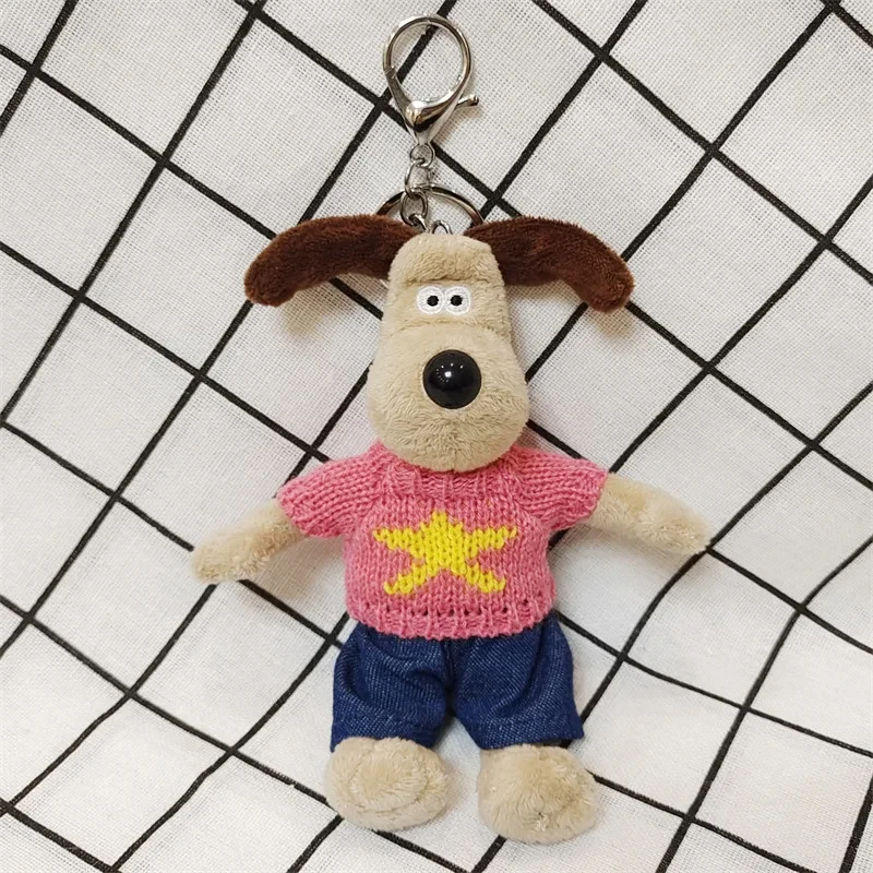 1pc Doll Sweater Clothes for 10-14cm Wallace Gromit Dog Plush Toys Cartoon Pilot Gromit Dogs Plush Doll